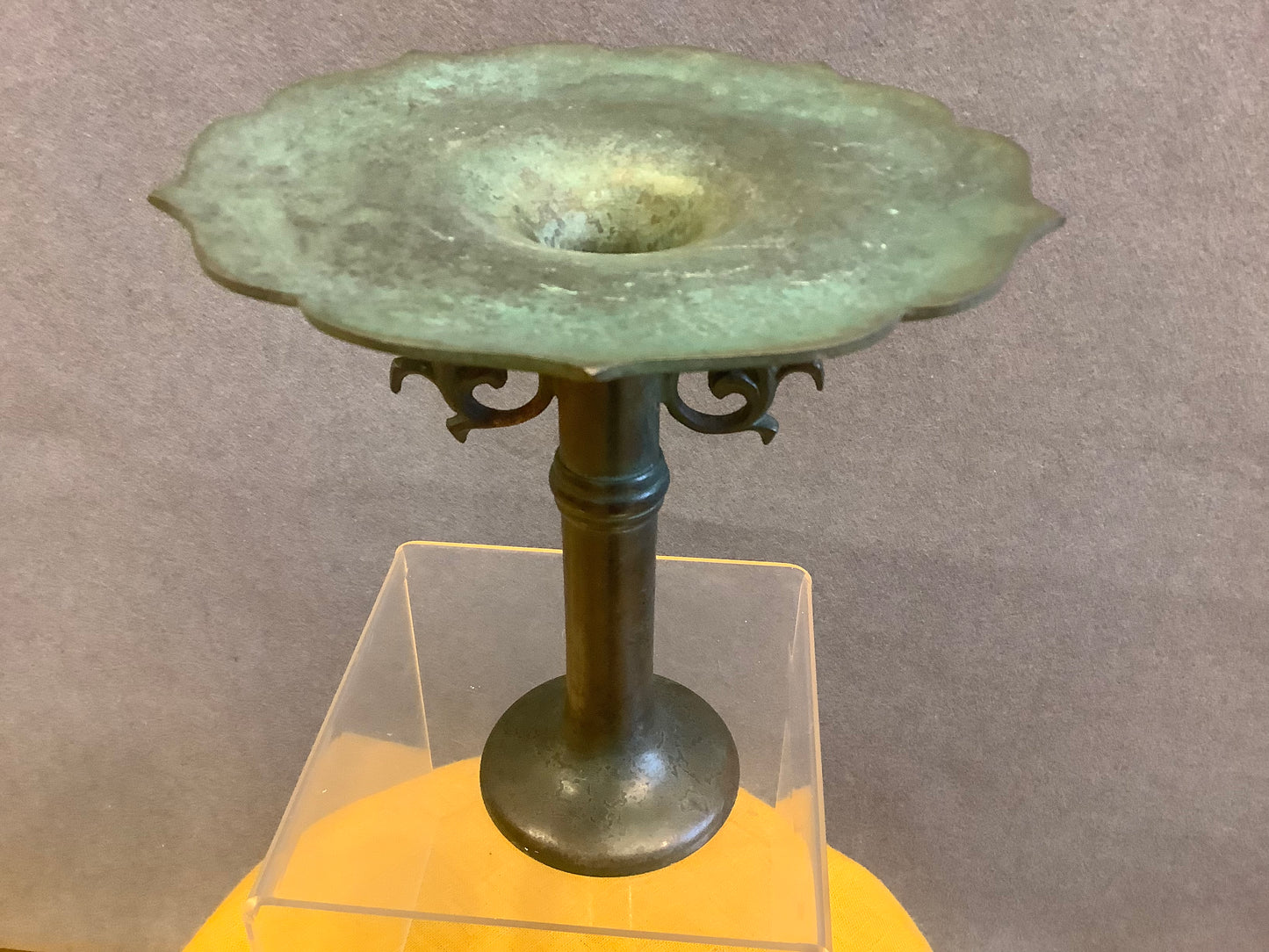 Bronze Ikibana Vase