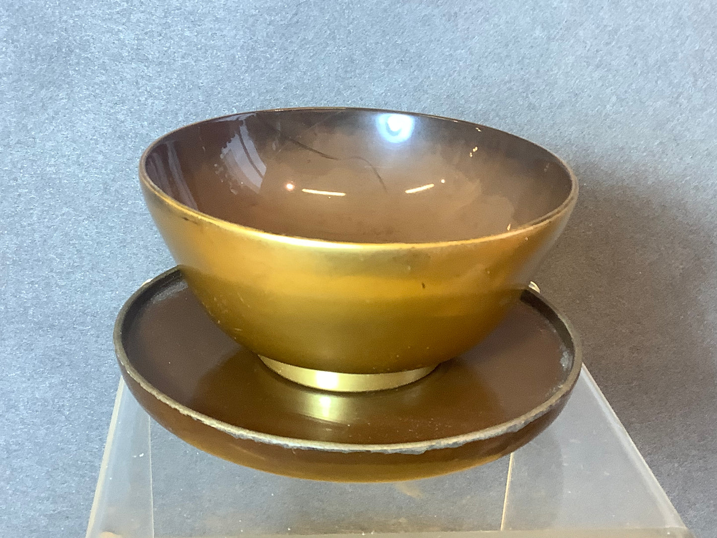 Lacquered bowl and Cover